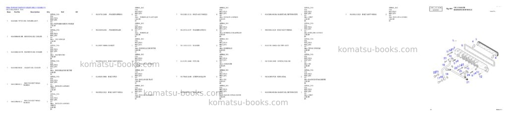 Komatsu SOLAR 340LC-V Parts catalog cover Page 10