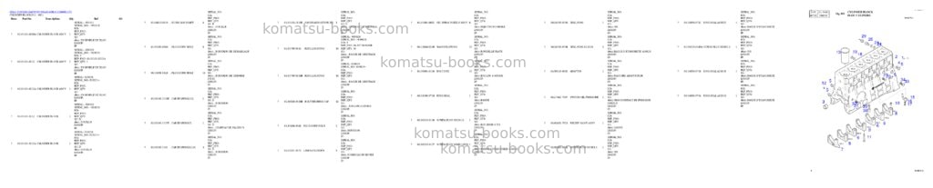 Komatsu SOLAR 400LC-V Parts catalog cover