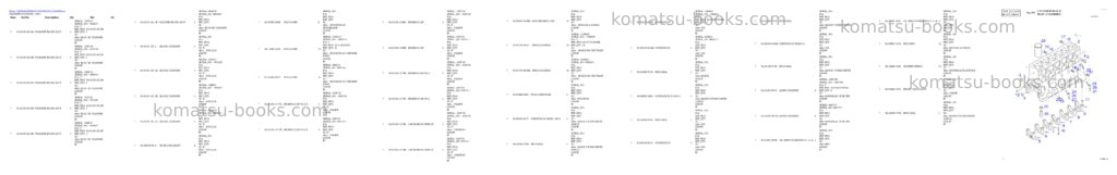 Komatsu SOLAR 420LC-V Parts catalog cover
