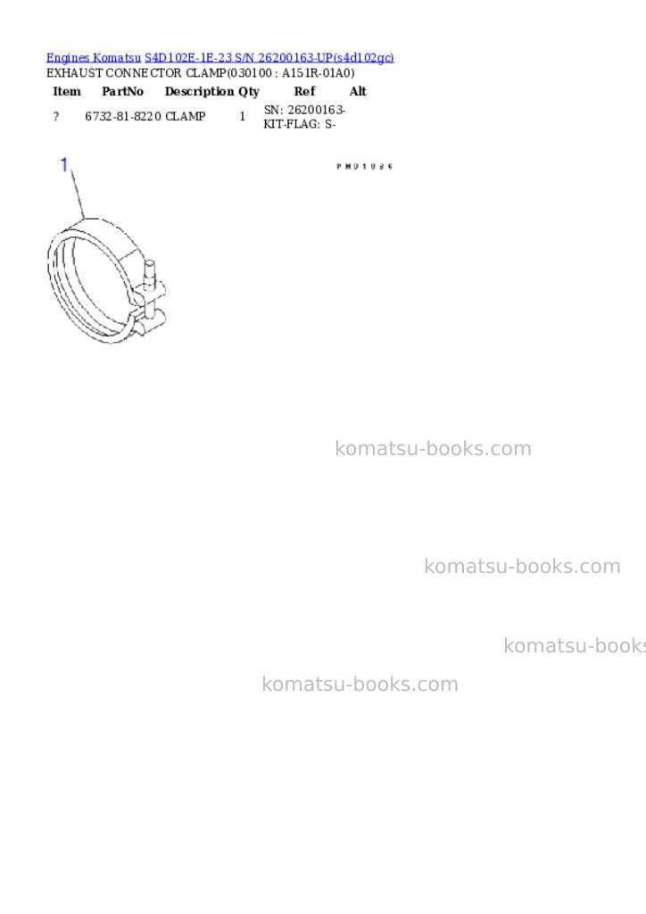 Komatsu s4d102e-1e-23 s/n 26200163-up Parts catalog cover Page 9 Komatsu s4d102e-1e-23 s/n 26200163-up Parts catalog cover Page 9