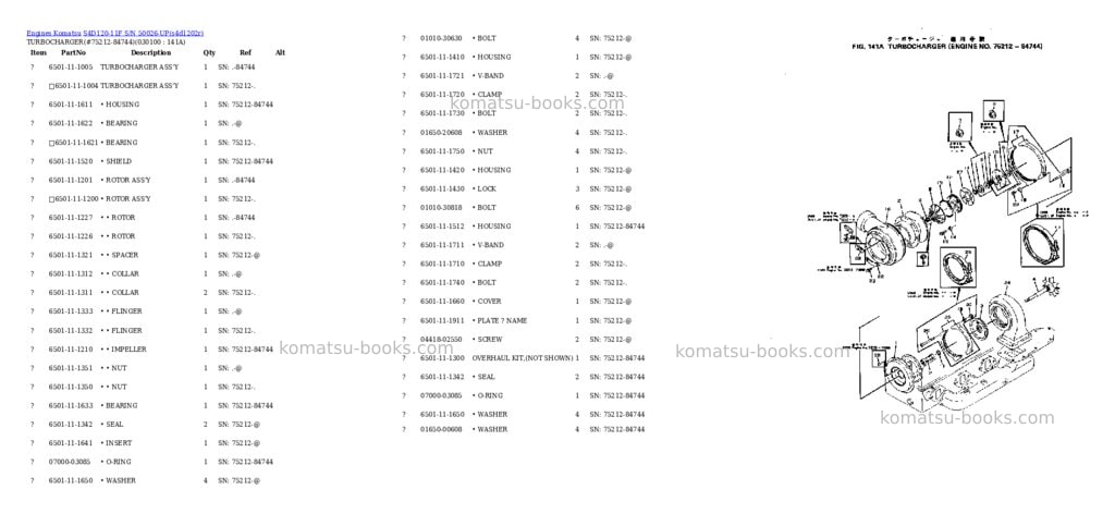 Komatsu s4d120-11f s/n 50026-up Parts catalog cover Page 9