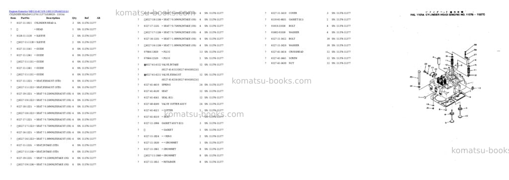 Komatsu S6D155-4C S/N 10011-UP Parts catalog cover Komatsu S6D155-4C S/N 10011-UP Parts catalog cover