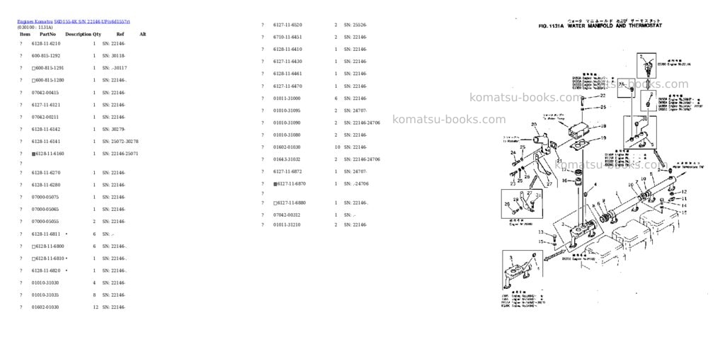 Komatsu s6d155-4k s/n 22146-up Parts catalog cover Page 9 Komatsu s6d155-4k s/n 22146-up Parts catalog cover Page 9