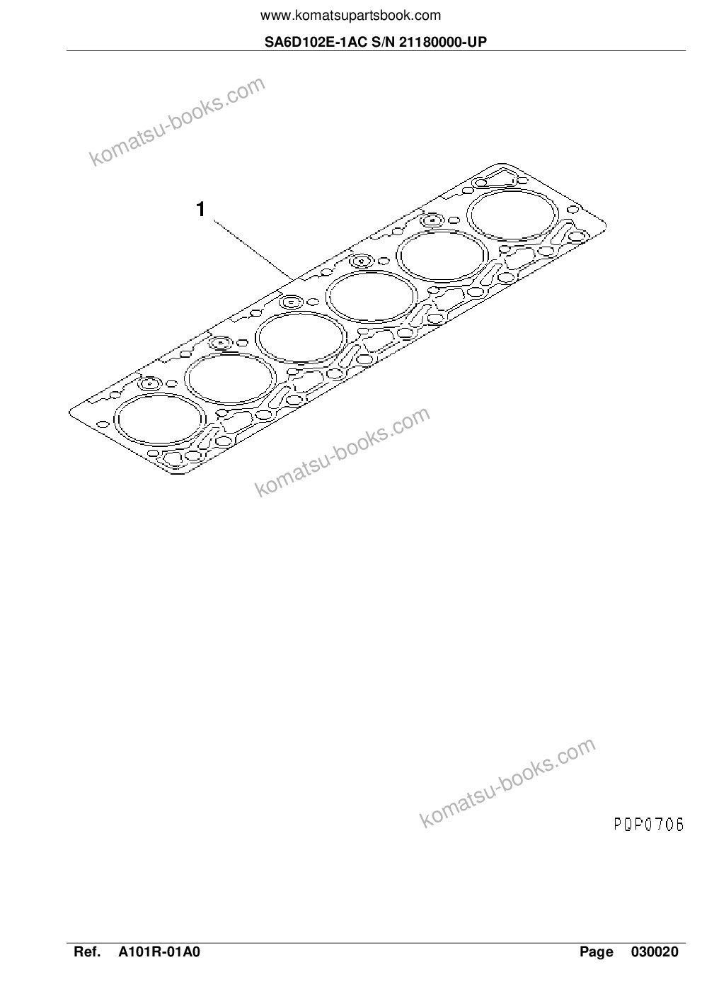 Komatsu sa6d102e-1ac s/n 21180000-up Parts catalog cover Page 6 Komatsu sa6d102e-1ac s/n 21180000-up Parts catalog cover Page 6