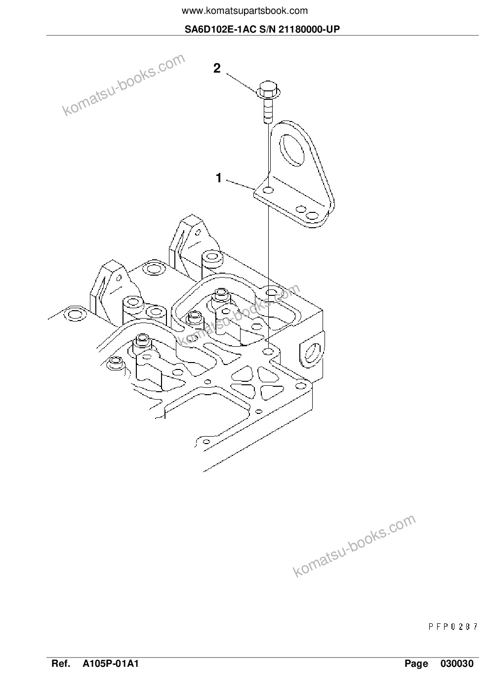 Komatsu sa6d102e-1ac s/n 21180000-up Parts catalog cover Page 8 Komatsu sa6d102e-1ac s/n 21180000-up Parts catalog cover Page 8