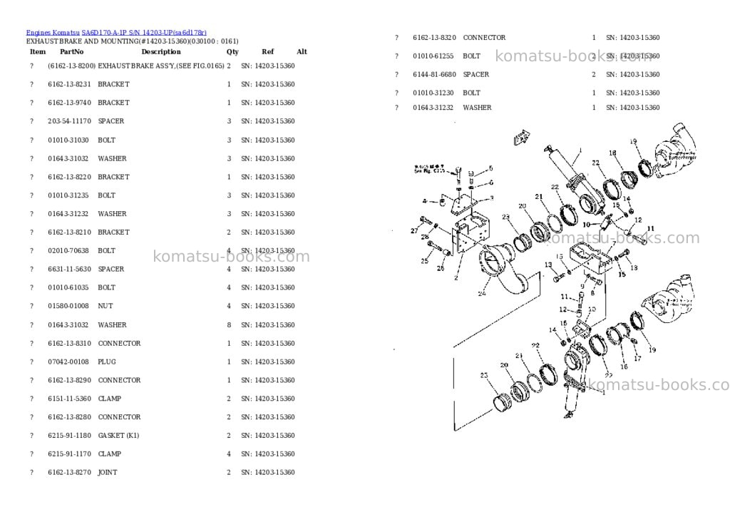 Komatsu sa6d170-a-1p s/n 14203-up Parts catalog cover Page 9 Komatsu sa6d170-a-1p s/n 14203-up Parts catalog cover Page 9