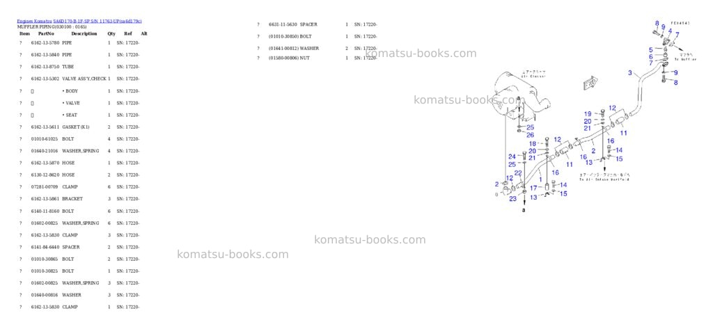 Komatsu sa6d170-b-1f-sp s/n 11763-up Parts catalog cover Page 9 Komatsu sa6d170-b-1f-sp s/n 11763-up Parts catalog cover Page 9