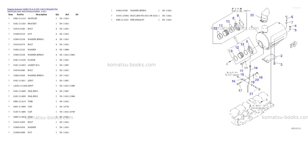 Komatsu sa6d170-a-1j s/n 11451-up Parts catalog cover Page 8 Komatsu sa6d170-a-1j s/n 11451-up Parts catalog cover Page 8