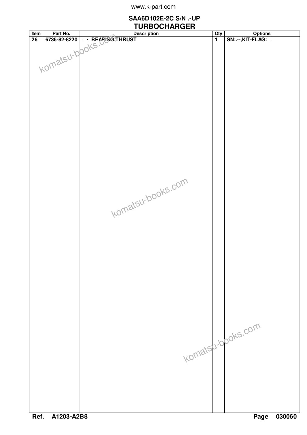 Komatsu saa6d102e-2c s/n .-up Parts catalog cover Page 10 Komatsu saa6d102e-2c s/n .-up Parts catalog cover Page 10