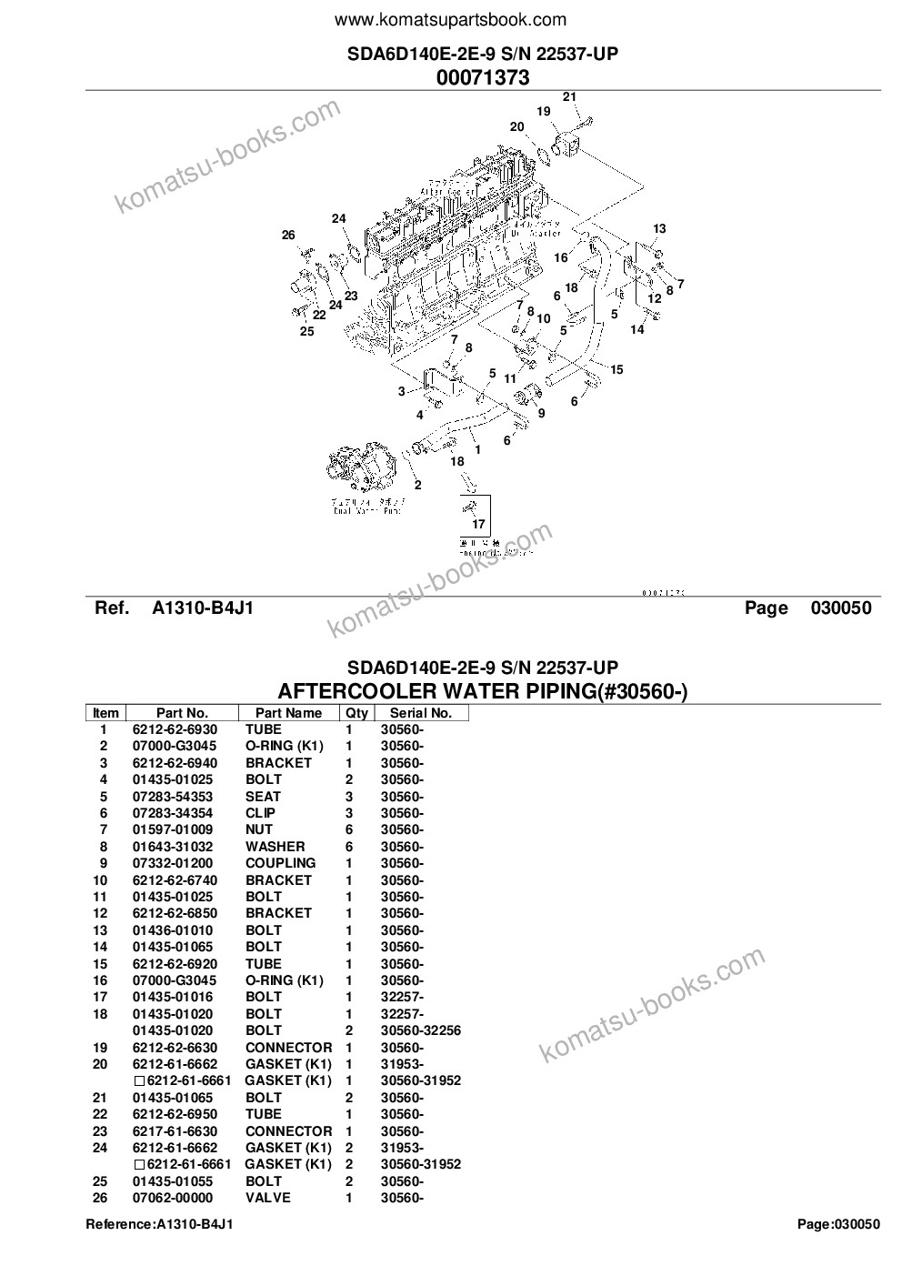 Komatsu sda6d140e-2e-9 s/n 22537-up Parts catalog cover Page 10 Komatsu sda6d140e-2e-9 s/n 22537-up Parts catalog cover Page 10