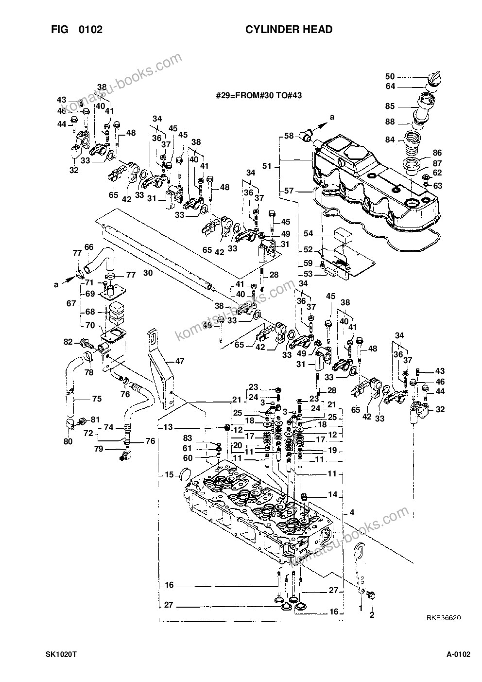 Komatsu sk1020-5 turbo s/n 37ctf00003-up Parts catalog cover Page 6