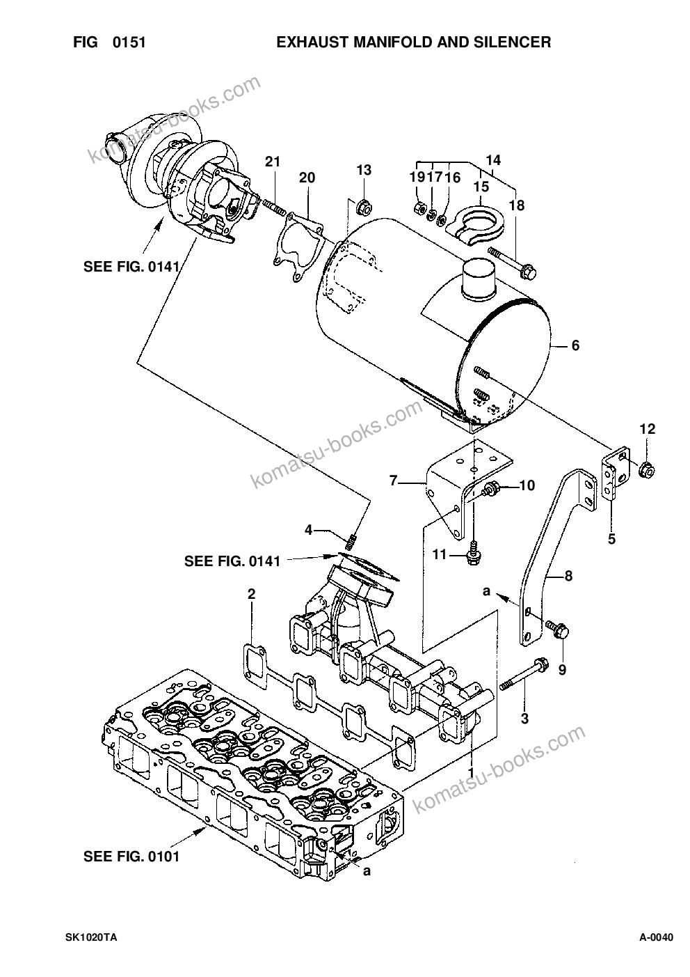 Komatsu sk1020-5 turbo usa s/n 37ctf00003-up Parts catalog cover Page 10 Komatsu sk1020-5 turbo usa s/n 37ctf00003-up Parts catalog cover Page 10
