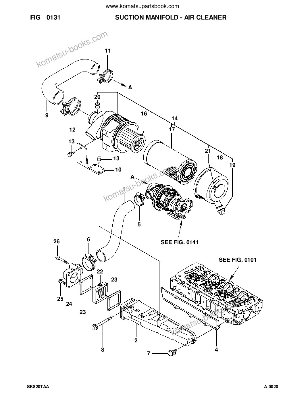 Komatsu sk820-5 turbo usa version s/n 37btf50112-up Parts catalog cover Page 5 Komatsu sk820-5 turbo usa version s/n 37btf50112-up Parts catalog cover Page 5
