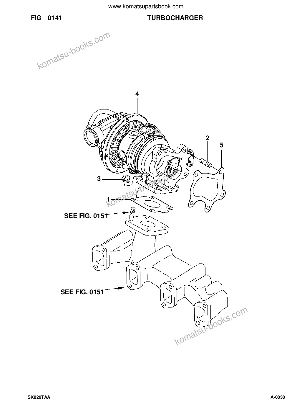 Komatsu sk820-5 turbo usa version s/n 37btf50112-up Parts catalog cover Page 7 Komatsu sk820-5 turbo usa version s/n 37btf50112-up Parts catalog cover Page 7