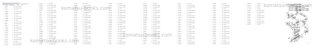 Komatsu vta-1710-1b s/n 430077-up Parts catalog cover Page 7