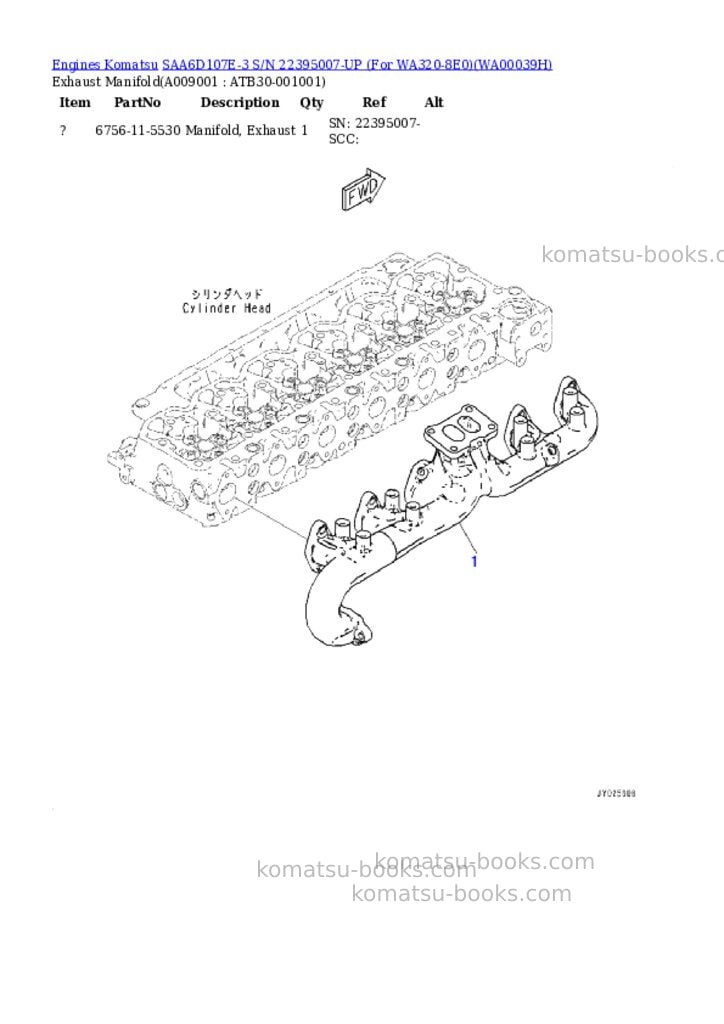 Komatsu saa6d107e-3 s/n 26635492-up for d61ex-24/d61exi-24/d61px-24/d61pxi-24 Parts catalog cover Page 8 Komatsu saa6d107e-3 s/n 26635492-up for d61ex-24/d61exi-24/d61px-24/d61pxi-24 Parts catalog cover Page 8