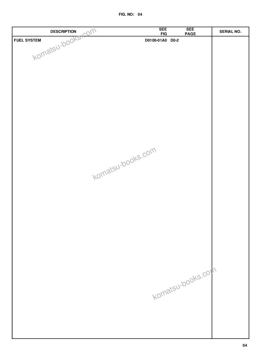 Komatsu wa100m-6 s/n h60051 - up Parts catalog cover Page 7 Komatsu wa100m-6 s/n h60051 - up Parts catalog cover Page 7