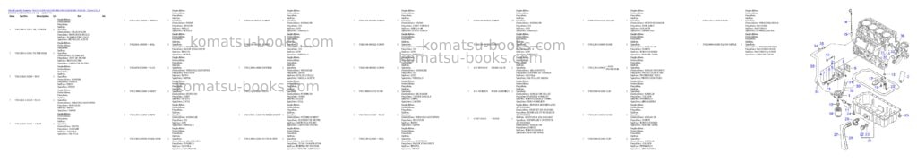Komatsu wa115-3 s/n wa115h30051-wa115h30180 / h30181 - up Parts catalog cover Page 10