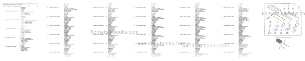 Komatsu wa115-3 s/n wa115h30051-wa115h30180 / h30181 - up Parts catalog cover Page 7