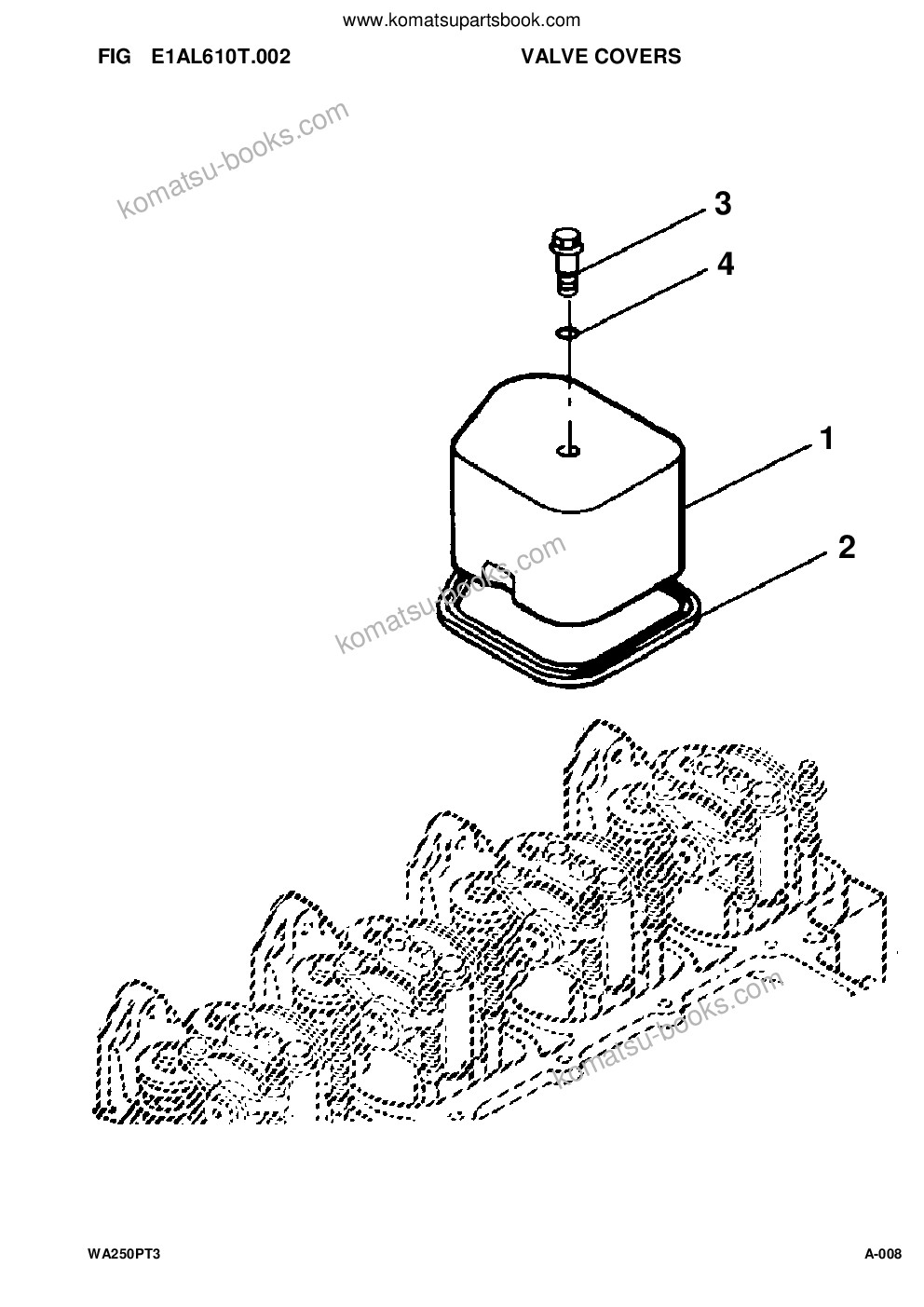 Komatsu wa250pt-3l s/n a75001-up Parts catalog cover Page 10 Komatsu wa250pt-3l s/n a75001-up Parts catalog cover Page 10