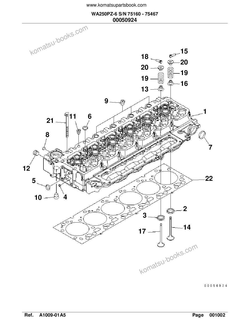 Komatsu wa250pz-6 s/n 75160 - 75467 Parts catalog cover Page 7 Komatsu wa250pz-6 s/n 75160 - 75467 Parts catalog cover Page 7