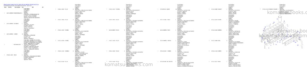 Komatsu wa270-3 active s/n wa270h20051-h21037 Parts catalog cover Page 3 Komatsu wa270-3 active s/n wa270h20051-h21037 Parts catalog cover Page 3