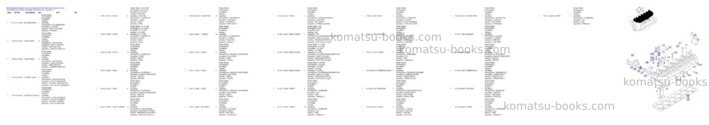 Komatsu wa270-3 active s/n wa270h21038 - up Parts catalog cover Page 5