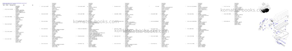 Komatsu wa270-3 active s/n wa270h21038 - up Parts catalog cover Page 9
