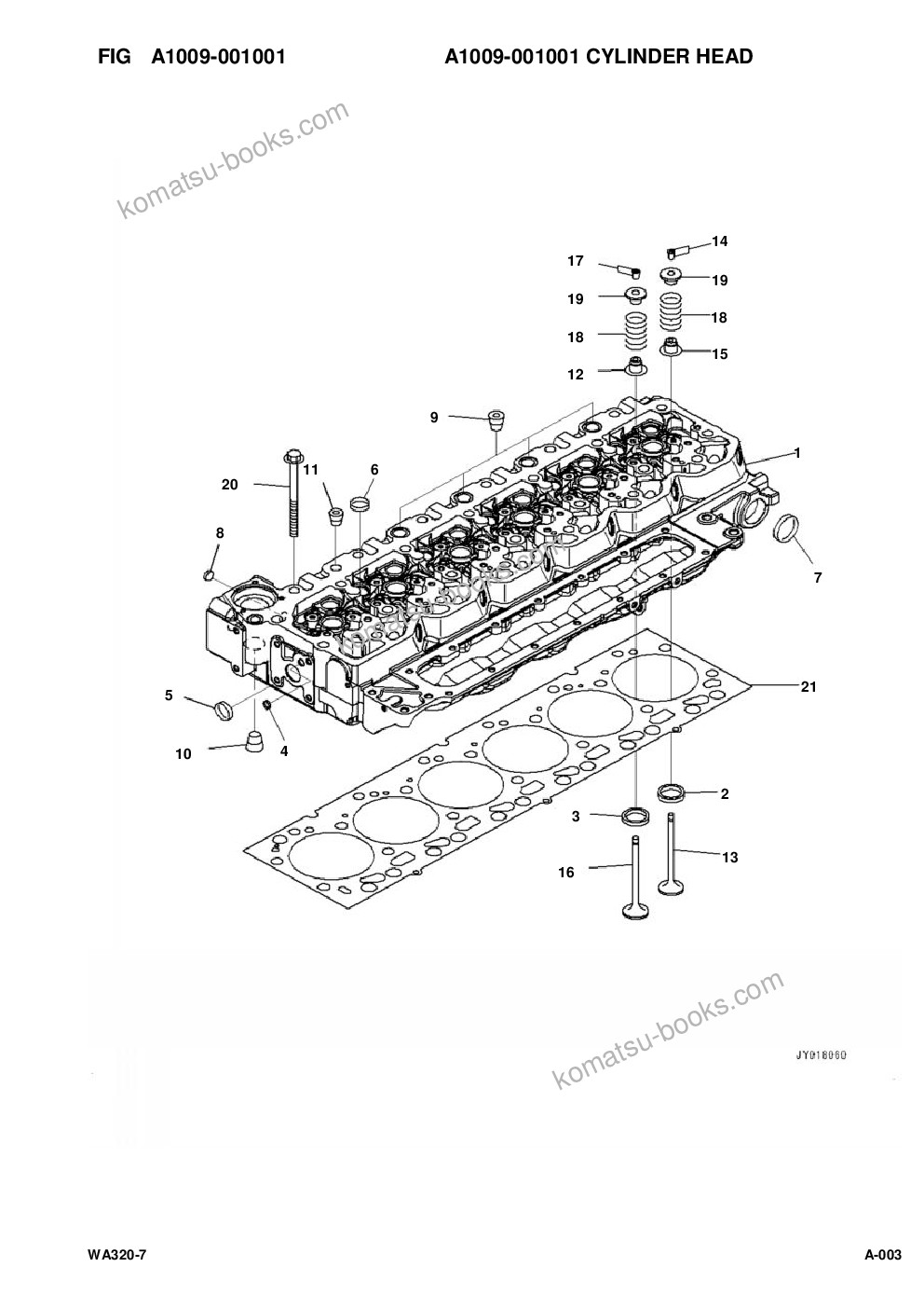Komatsu WA320-7 S/N A36001-UP Parts catalog cover Page 6