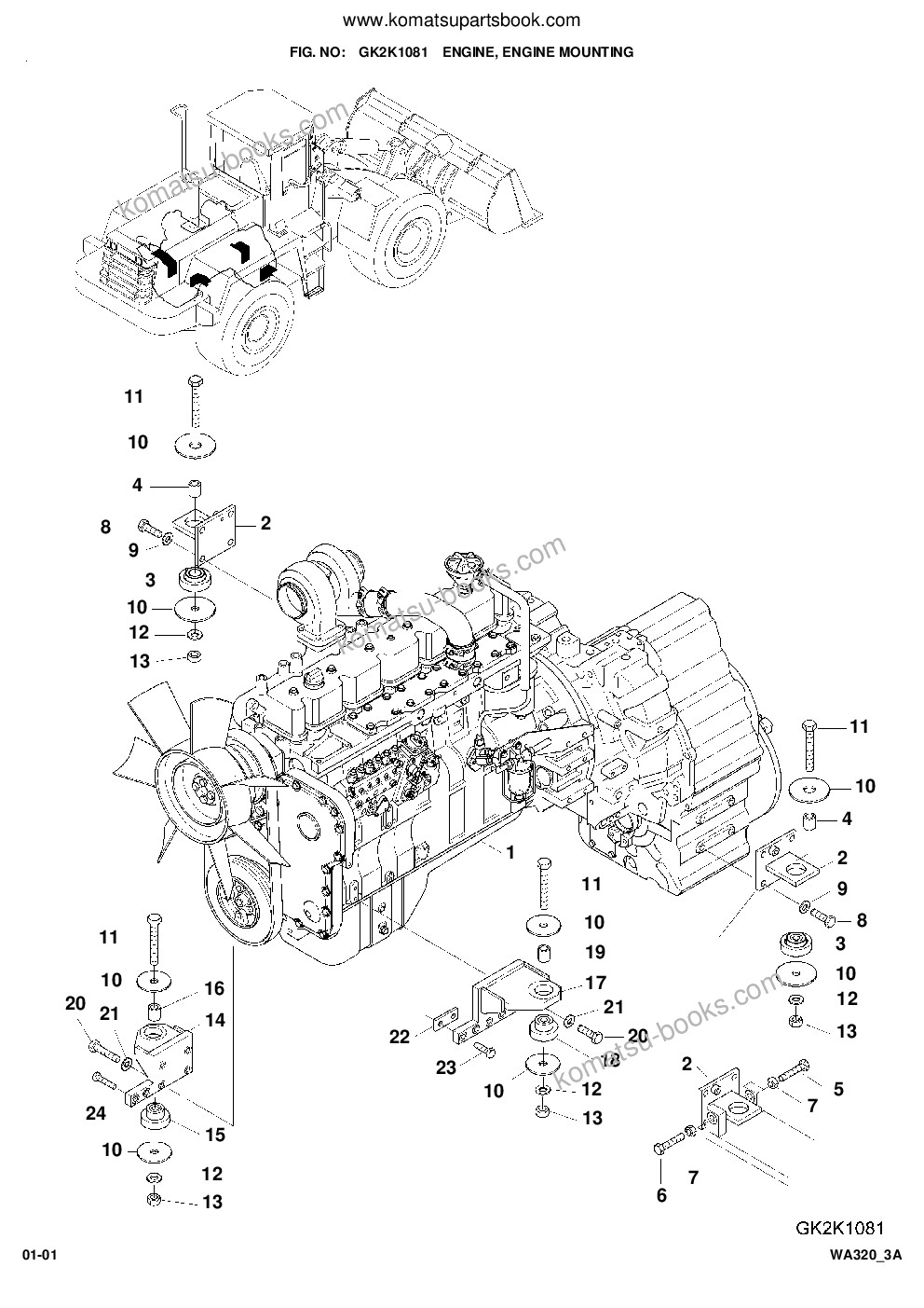 Komatsu wa320-3 active s/n wa320h20561 - up Parts catalog cover Page 7 Komatsu wa320-3 active s/n wa320h20561 - up Parts catalog cover Page 7