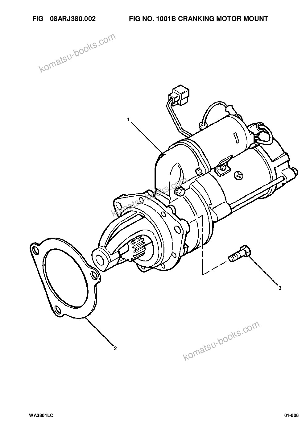 Komatsu wa380-1lc s/n a45001-up Catálogo de piezas cover Page 8