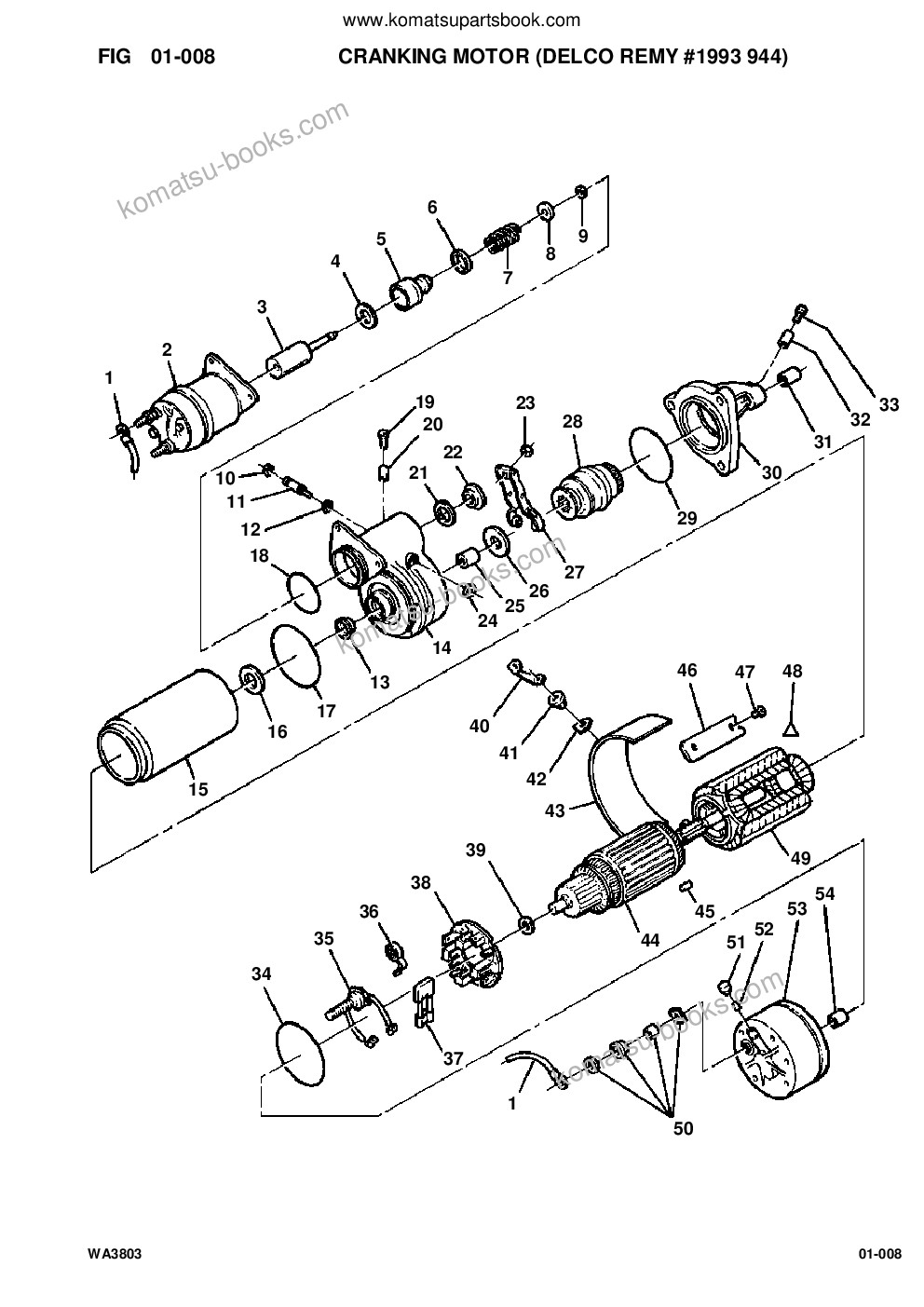 Komatsu WA380-3L S/N A50001-UP Parts catalog cover Page 10