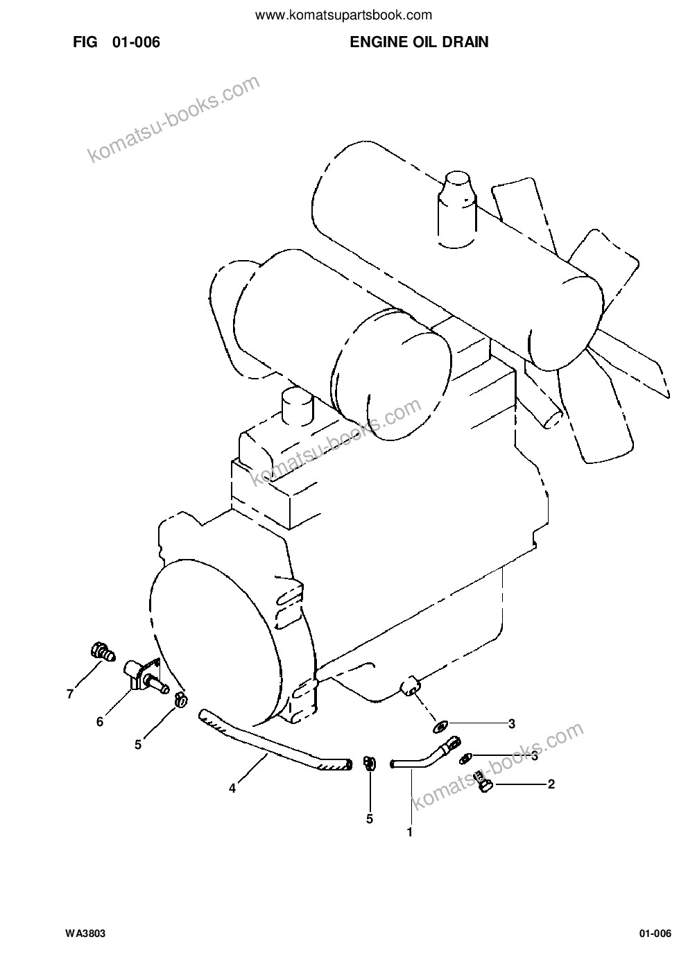 Komatsu WA380-3L S/N A50001-UP Parts catalog cover Page 8