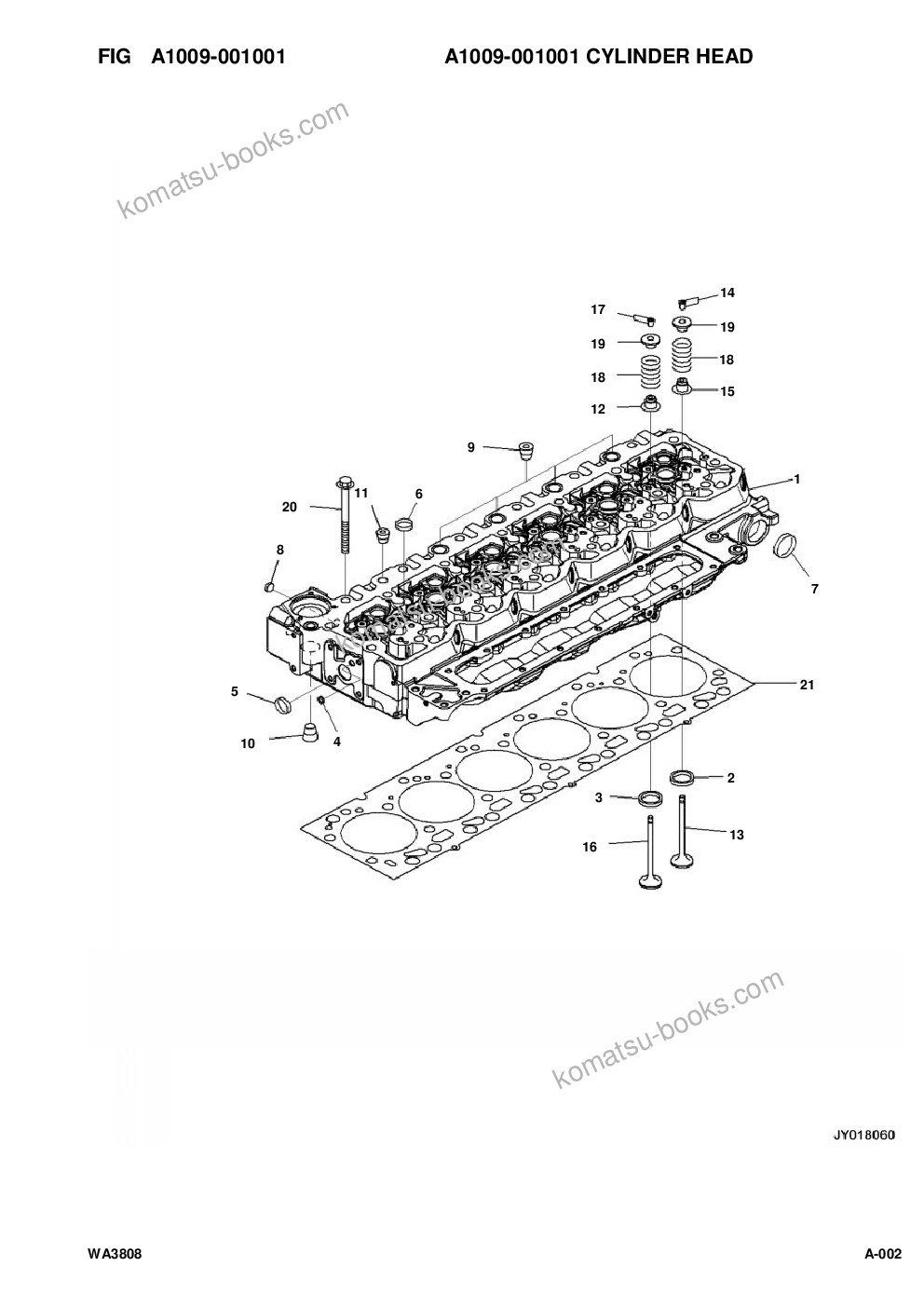Komatsu wa380-8 sn a74001-up Parts catalog cover Page 4 Komatsu wa380-8 sn a74001-up Parts catalog cover Page 4