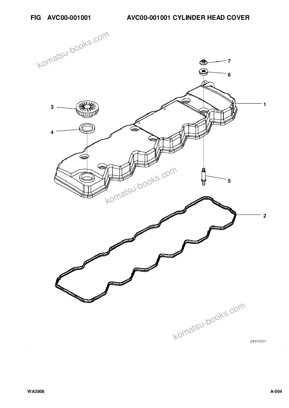 Komatsu wa380-8 sn a74001-up Parts catalog cover Page 6 Komatsu wa380-8 sn a74001-up Parts catalog cover Page 6