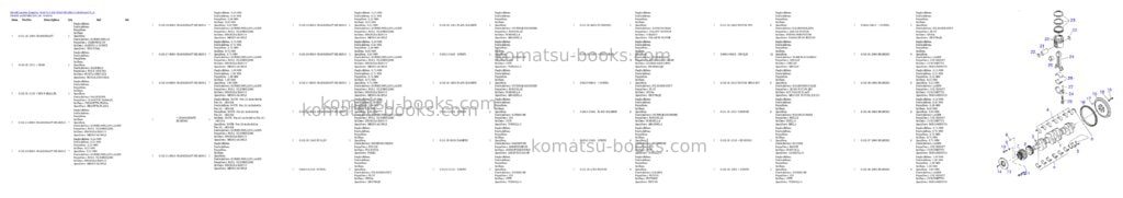 Komatsu wa470-3 s/n wa470h20051-20668 Parts catalog cover Page 5
