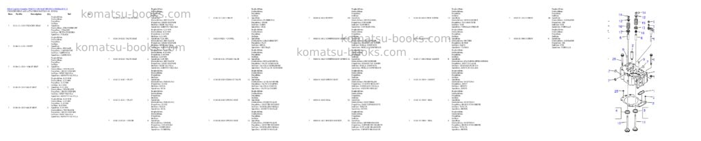 Komatsu wa470-3 s/n wa470h20051-20668 Parts catalog cover Page 6