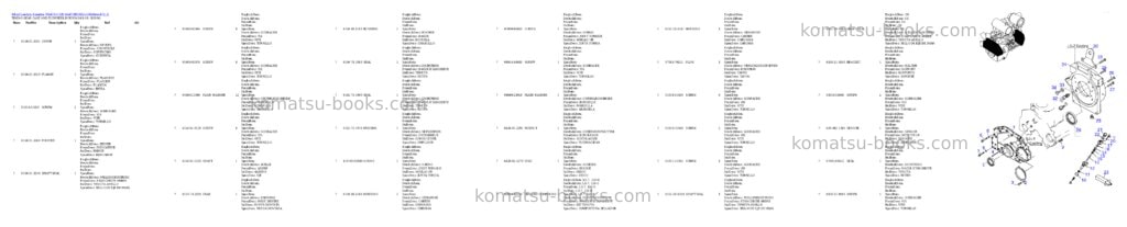 Komatsu wa470-3 s/n wa470h20051-20668 Parts catalog cover Page 9