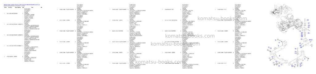 Komatsu wa470-3 active s/n wa470h20669-h20941 Parts catalog cover Page 2
