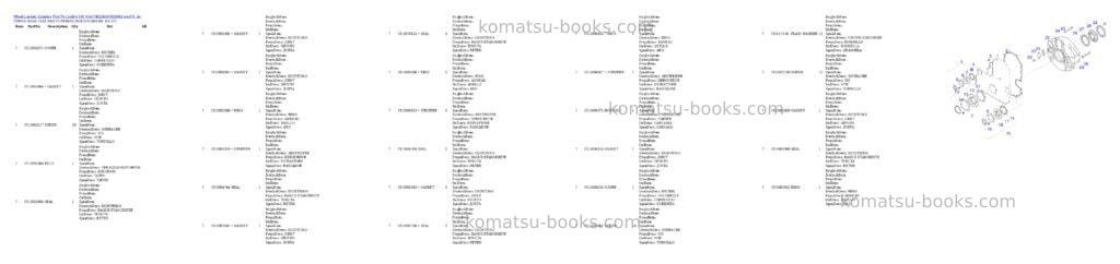 Komatsu wa470-3 active s/n wa470h20669-h20941 Parts catalog cover Page 7