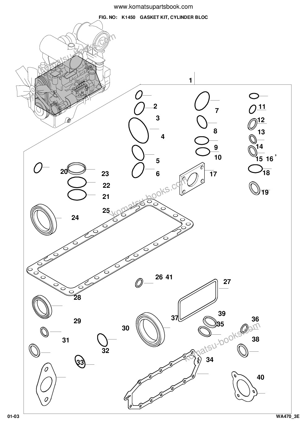 Komatsu WA470-3 active S/N WA470H20942 - Up Parts catalog cover Page 10