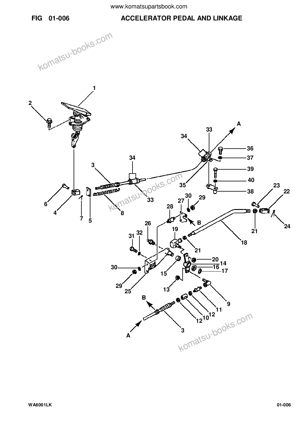Komatsu wa600-1l supplement s/n 10001-up & a10003-a10390 Parts catalog cover Page 8 Komatsu wa600-1l supplement s/n 10001-up & a10003-a10390 Parts catalog cover Page 8