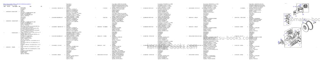 Komatsu wa60-1 10f s/n 371020051 and up Parts catalog cover Page 4 Komatsu wa60-1 10f s/n 371020051 and up Parts catalog cover Page 4