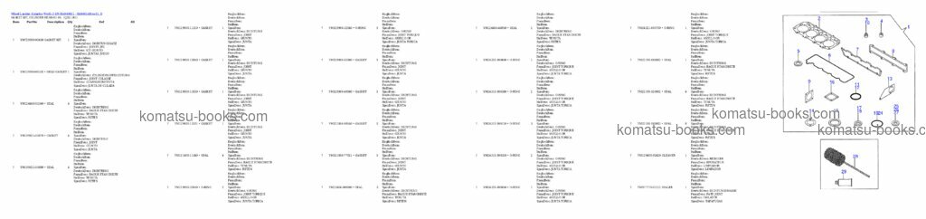 Komatsu wa65-3 Catálogo de piezas cover Page 6 Komatsu wa65-3 Catálogo de piezas cover Page 6