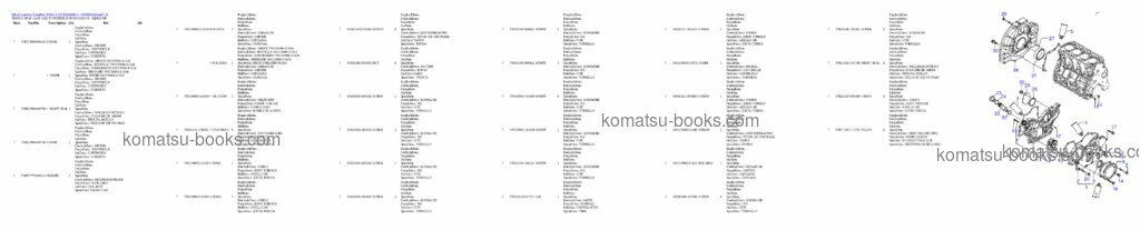 Komatsu wa65-3 Catálogo de piezas cover Page 7 Komatsu wa65-3 Catálogo de piezas cover Page 7