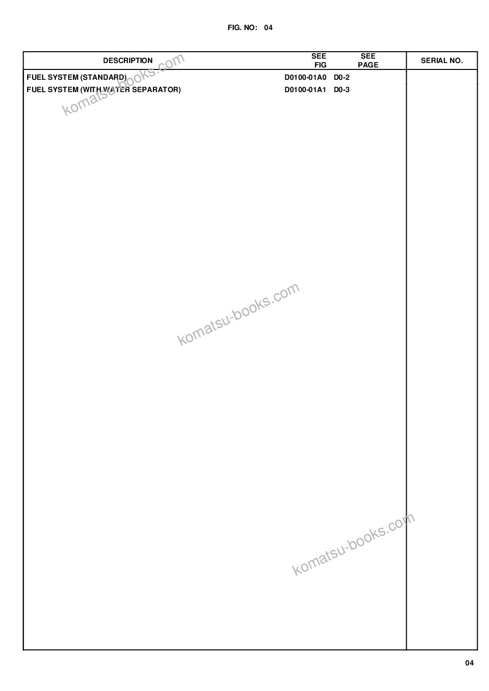 Komatsu wa65-6 s/n h60051 - up Parts catalog cover Page 7 Komatsu wa65-6 s/n h60051 - up Parts catalog cover Page 7