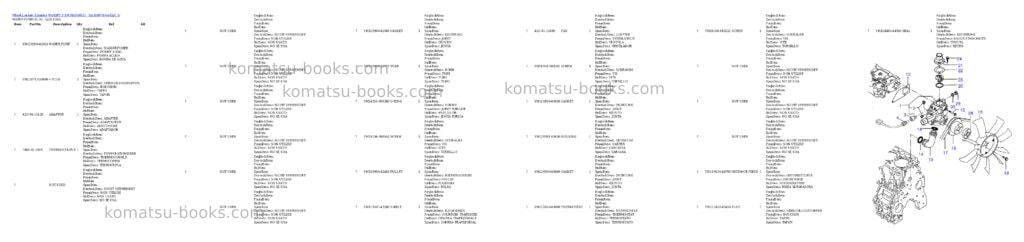 Komatsu wa65pt-3 s/n ha050051 - ha050074 Parts catalog cover Page 10