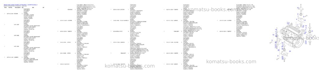 Komatsu wa65pt-3 s/n ha050051 - ha050074 Parts catalog cover Page 2