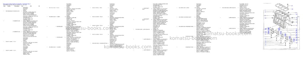 Komatsu wa65pt-3 s/n ha050051 - ha050074 Parts catalog cover Page 3