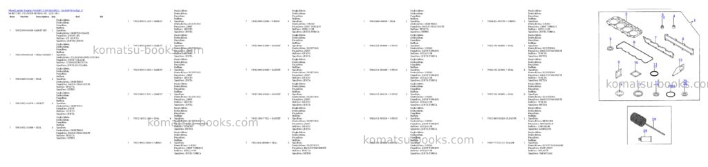 Komatsu wa65pt-3 s/n ha050051 - ha050074 Parts catalog cover Page 6